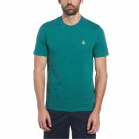 Original Penguin Тениска Tipped Ringer T Shirt Антик Зелен 361 Tshirts under 20