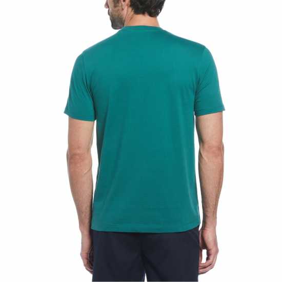 Original Penguin Тениска Tipped Ringer T Shirt Антик Зелен 361 Tshirts under 20