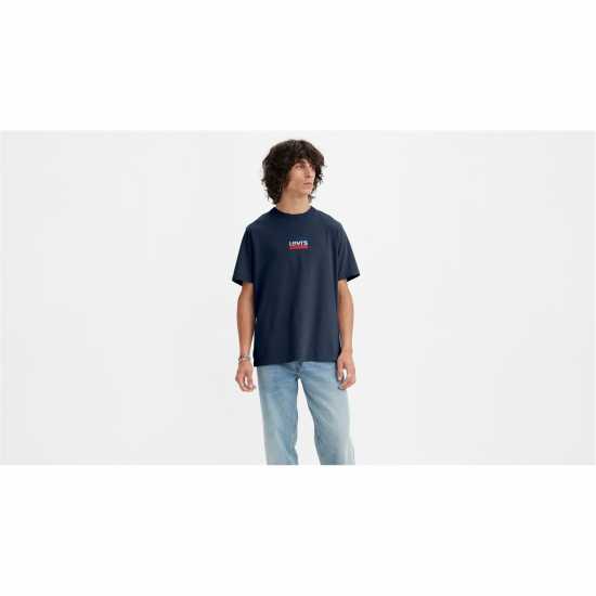 Levis Cactus Serif Logo T-Shirt Спортно Синьо Tshirts under 20