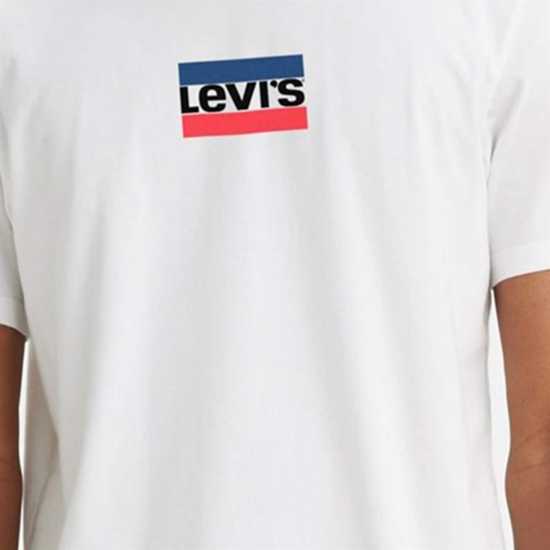 Levis Cactus Serif Logo T-Shirt Спортсур Бял Tshirts under 20