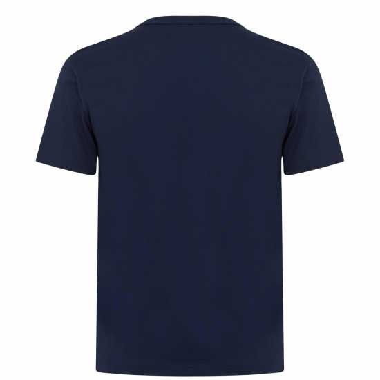 Тениска Champion Reverse Weave Small Logo T Shirt Нави BS501 Мъжки ризи