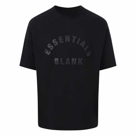 Blank Essentials Arch Hd Print T-Shirt Черно Мъжки ризи