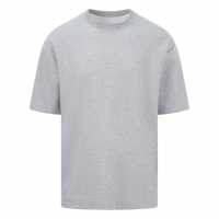 Blank Essentials Tonal Puff Print T-Shirt Сиво марле Мъжки ризи