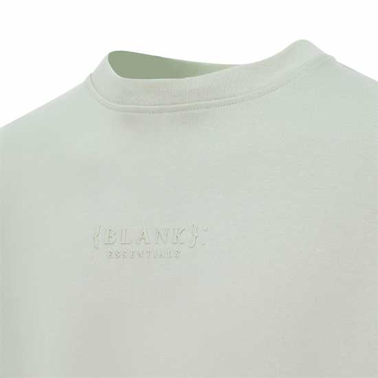 Blank Essentials Tonal Puff Print T-Shirt Шафран Мъжки ризи