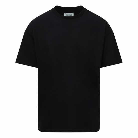 Blank Essentials Silicone Patch Core T-Shirt Черно Мъжки ризи