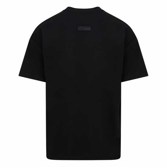 Blank Essentials Silicone Patch Core T-Shirt Черно Мъжки ризи