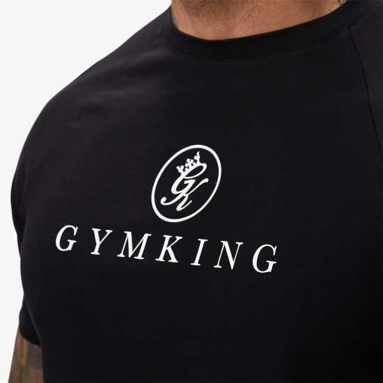 Gym King Pro Jersey Tee Черно Мъжки ризи