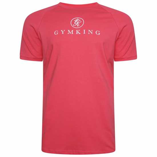 Gym King Pro Jersey Tee Корал Мъжки ризи