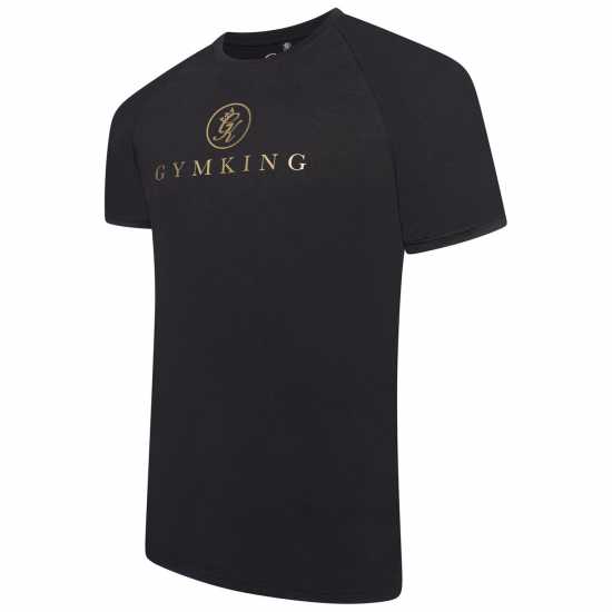 Gym King Pro Jersey Tee Черно/Злато 