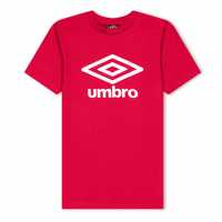 Umbro Rspns Logo T Jn99 Drk Gry Mrl Детски тениски и фланелки