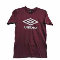 Umbro Rspns Logo T Jn99 Ново Кларет Детски тениски и фланелки