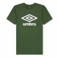 Umbro Rspns Logo T Jn99 Rifle Green Детски тениски и фланелки