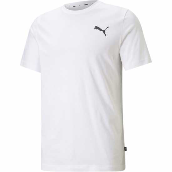 Puma Мъжка Риза Ess Small Logo Tee T-Shirt Mens Пума Бяло 