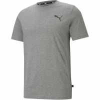 Puma Мъжка Риза Ess Small Logo Tee T-Shirt Mens Мед Гри Хеа 