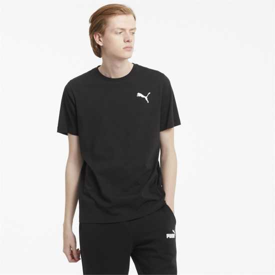 Puma Мъжка Риза Ess Small Logo Tee T-Shirt Mens  Мъжко облекло за едри хора