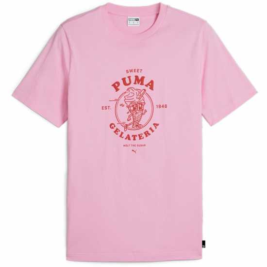 Puma Мъжка Риза Graphics Gelateria Tee T-Shirt Mens  Мъжко облекло за едри хора