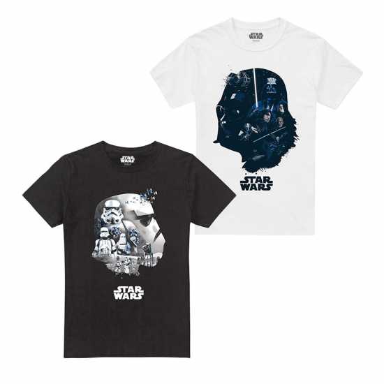 Star Wars T-Shirts 2Pk Имперски/Тъмен 