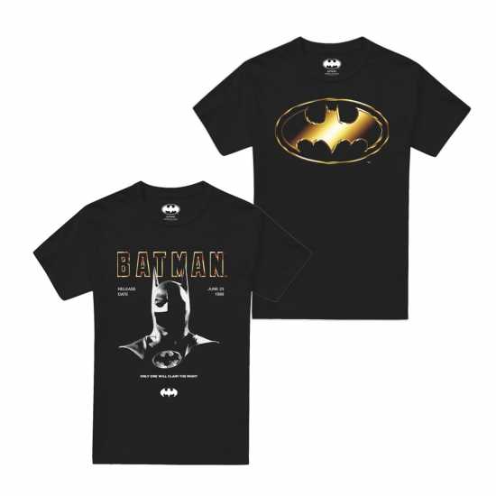 Dc Comics Comics Tees 2Pk Лого на Батман 