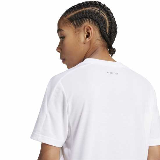 Adidas Training Aeroready T-Shirt Kids Бяло/сребро 