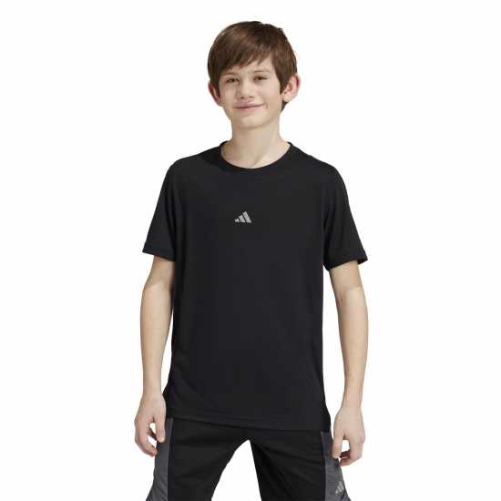 Adidas Training Aeroready T-Shirt Kids Черно/сребро 