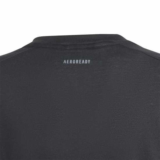 Adidas Training Aeroready T-Shirt Kids Черно/сребро 