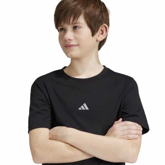 Adidas Training Aeroready T-Shirt Kids Черно/сребро 