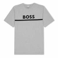 Boss Тениска С Лого Large Logo Tee Jn00 Сиво A32 