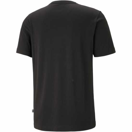 Puma Мъжка Тениска Small Logo T Shirt Mens Черно Мъжки тениски с яка