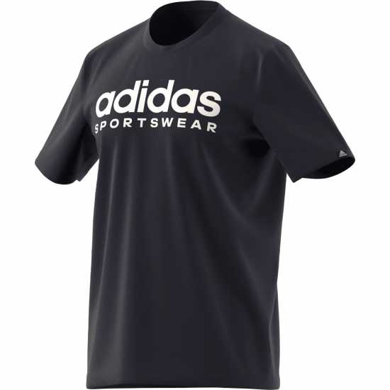 Adidas Мъжка Риза Graphic Logo T-Shirt Mens Нави SPW Мъжки ризи