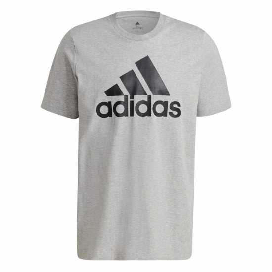 Adidas Мъжка Риза Graphic Logo T-Shirt Mens Сив BOS Мъжки тениски с яка