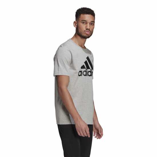 Adidas Мъжка Риза Graphic Logo T-Shirt Mens Сив BOS Мъжки тениски с яка