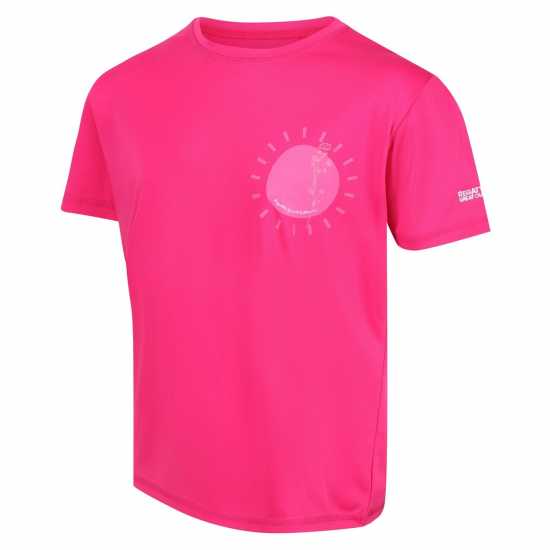 Regatta Alvarado Vi T-Shirt Unisex Kids Розова Фузия Детски тениски и фланелки