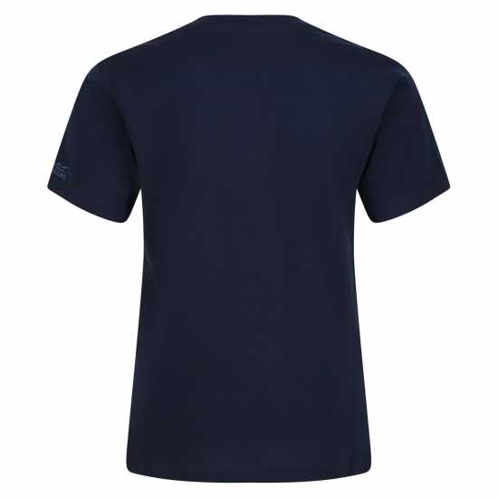 Regatta Bosley V Graphic Print T-Shirt Juniors Нави Експлор Детски тениски и фланелки