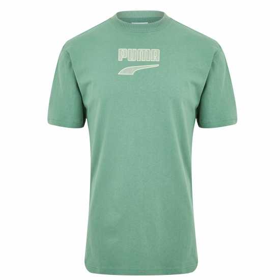 Puma Тениска Dt Logo T Shirt Дълбок лес Дрехи за мъже от Puma