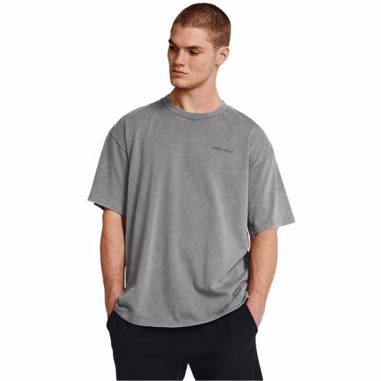 Under Armour Мъжка Риза Oversized T-Shirt Mens Сиво Мъжки ризи