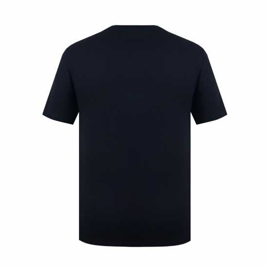 Lonsdale Тениска Tee Shirt Гео Черен Мъжко облекло за едри хора