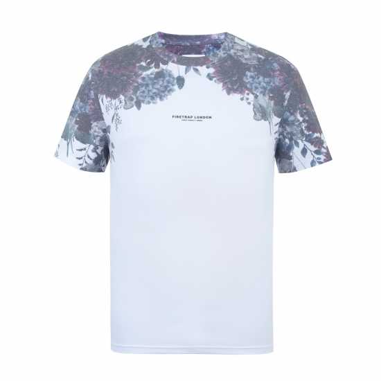 Firetrap Мъжка Тениска Sub T Shirt Mens Floral Мъжко облекло за едри хора