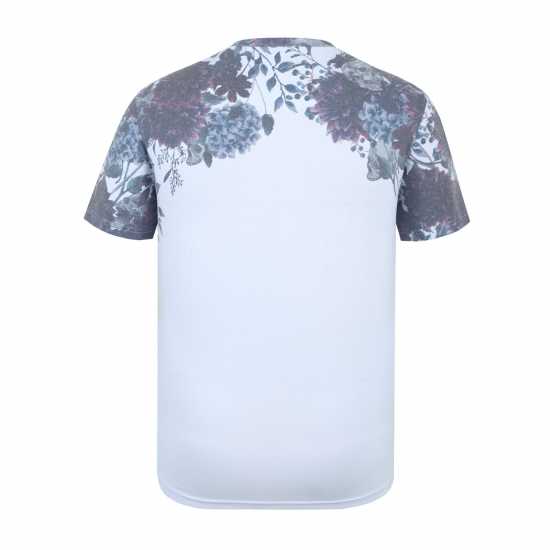 Firetrap Мъжка Тениска Sub T Shirt Mens Floral Мъжко облекло за едри хора