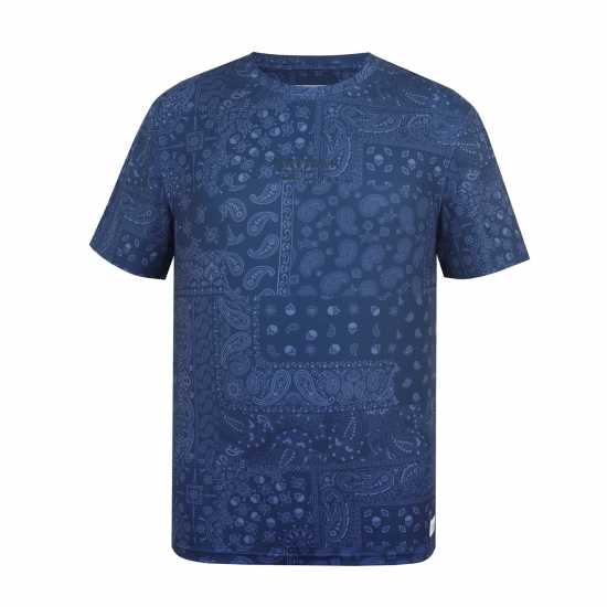 Firetrap Мъжка Тениска Sub T Shirt Mens Bandana Мъжко облекло за едри хора