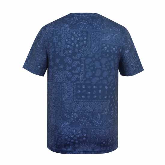 Firetrap Мъжка Тениска Sub T Shirt Mens Bandana Мъжко облекло за едри хора