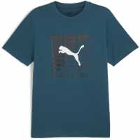 Puma Мъжка Риза Graphics Wording Tee T-Shirt Mens Зелено Мъжки ризи