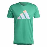 Adidas Мъжка Риза Run Icons 3 Bar Logo T-Shirt Mens  Мъжки ризи