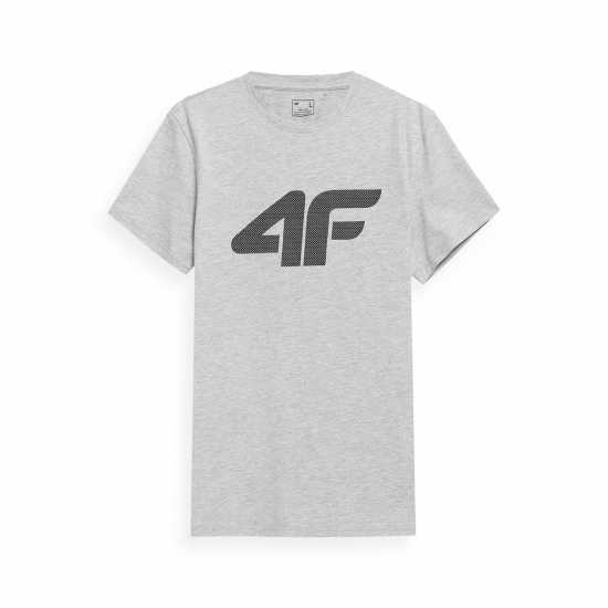 4F Big Logo T-Shirt Сиво 