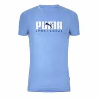 Puma Мъжка Риза Key Graphic Tee T-Shirt Mens Зен Син Дрехи за мъже от Puma