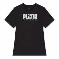 Puma Key Graphic Tee T-Shirt Unisex Kids Черно Пума 