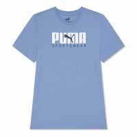 Puma Key Graphic Tee T-Shirt Unisex Kids Зен Син 