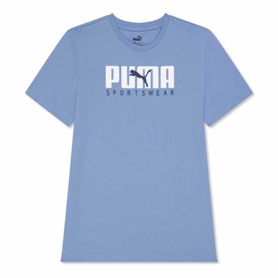 Puma Key Graphic Tee T-Shirt Unisex Kids Зен Син 