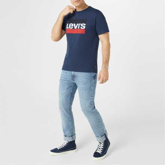 Levis Logo T-Shirt Морска синьо Tshirts under 20