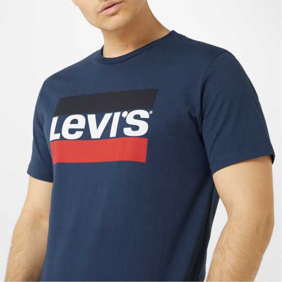 Levis Logo T-Shirt Морска синьо Tshirts under 20