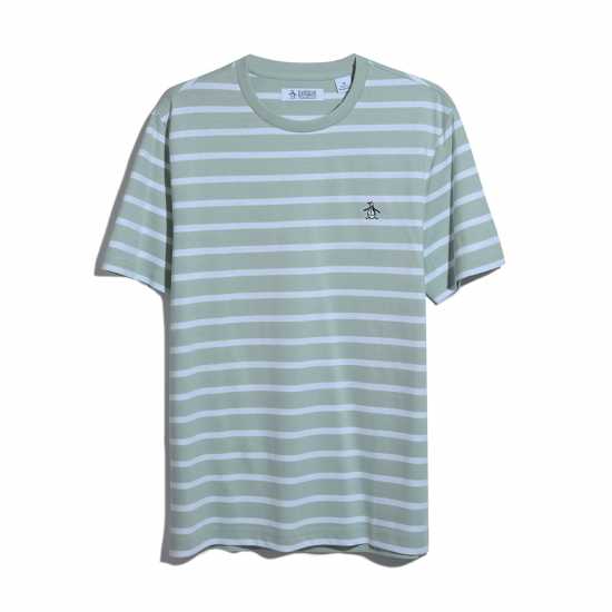 Original Penguin Penguin Breton Tee Sn34 Силт зелено 330 Tshirts under 20